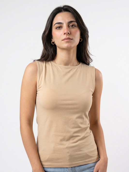 Essential Cotton Sleeveless Top