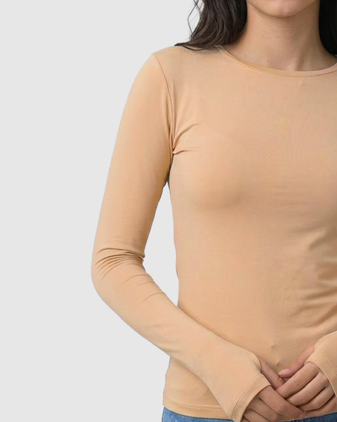 Essential Cotton Long Sleeve Top