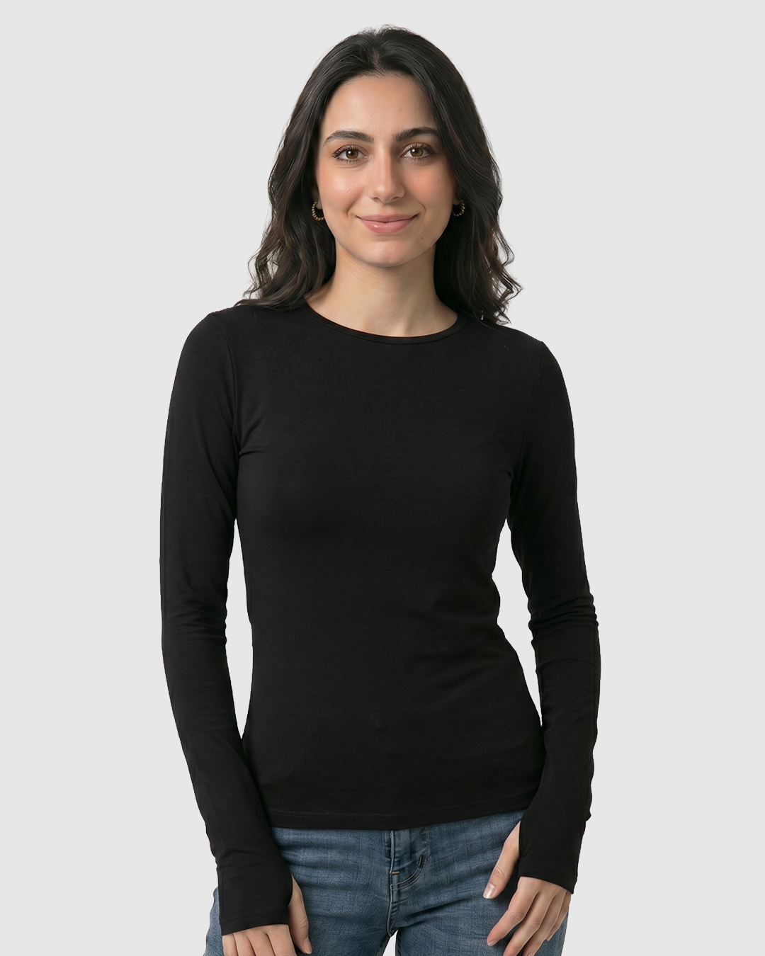 Essential Cotton Long Sleeve Top
