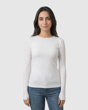 Essential Cotton Long Sleeve Top