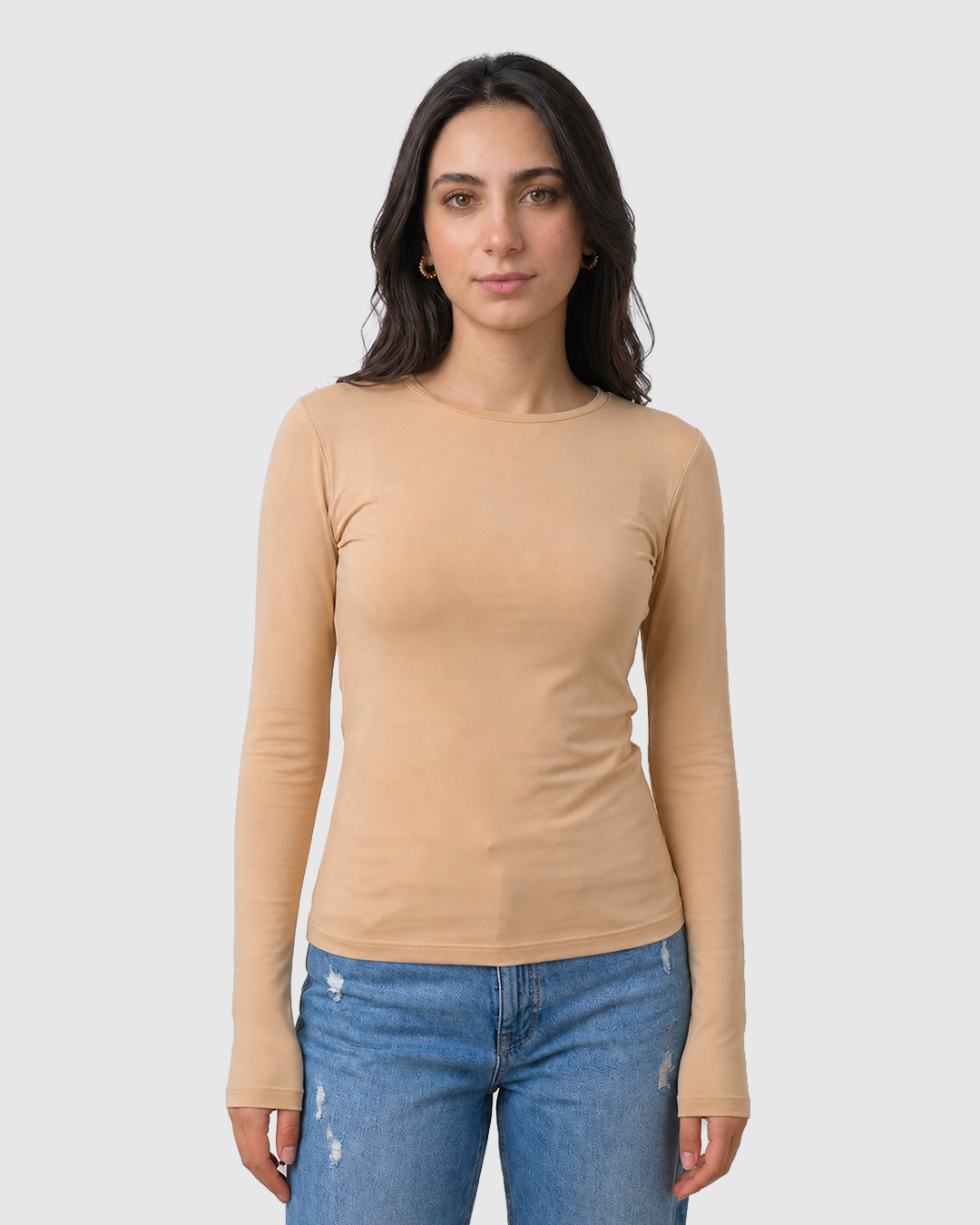 Essential Cotton Long Sleeve Top