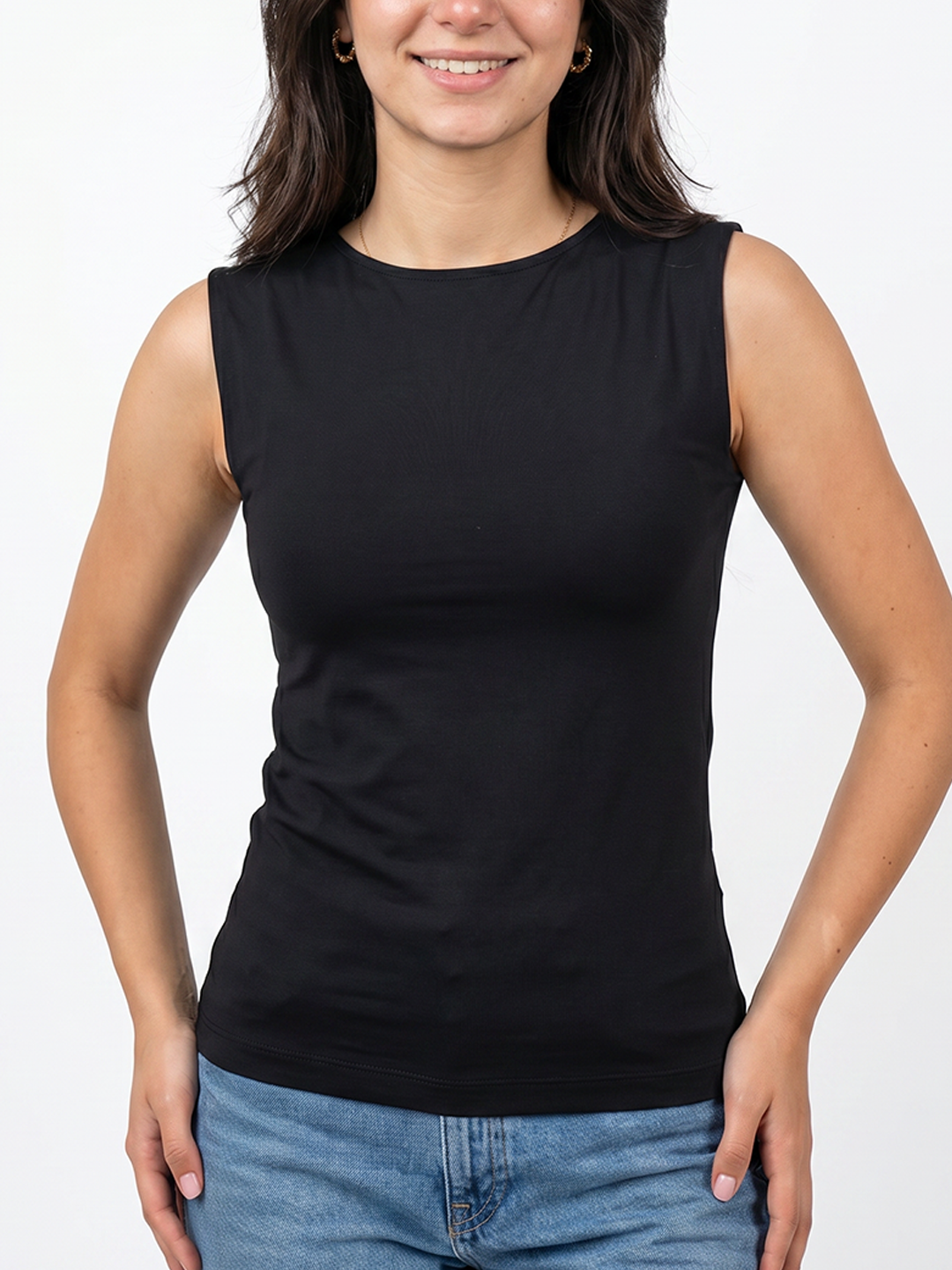 Essential Cotton Sleeveless Top