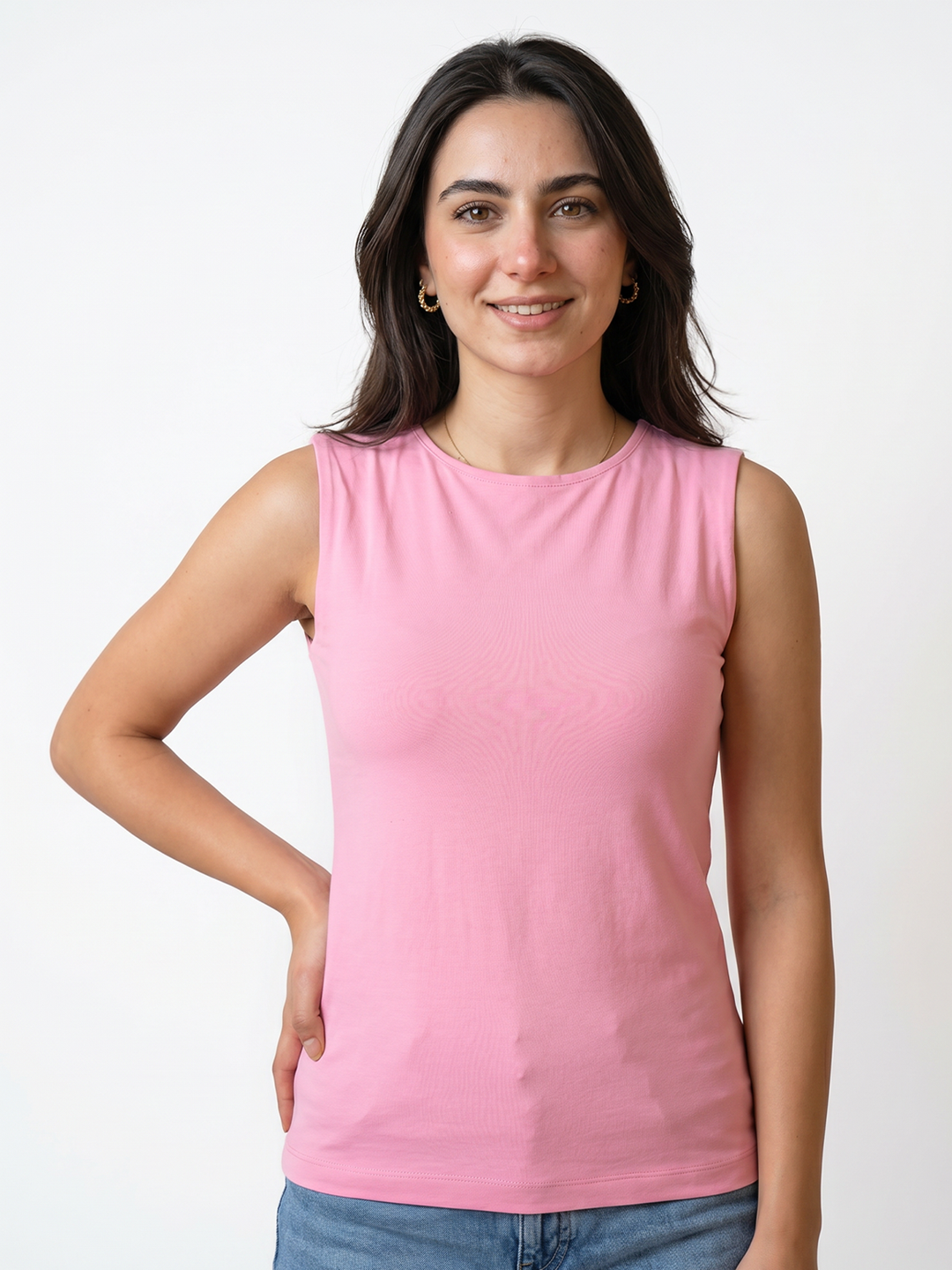 Essential Cotton Sleeveless Top