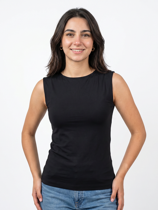 Essential Cotton Sleeveless Top
