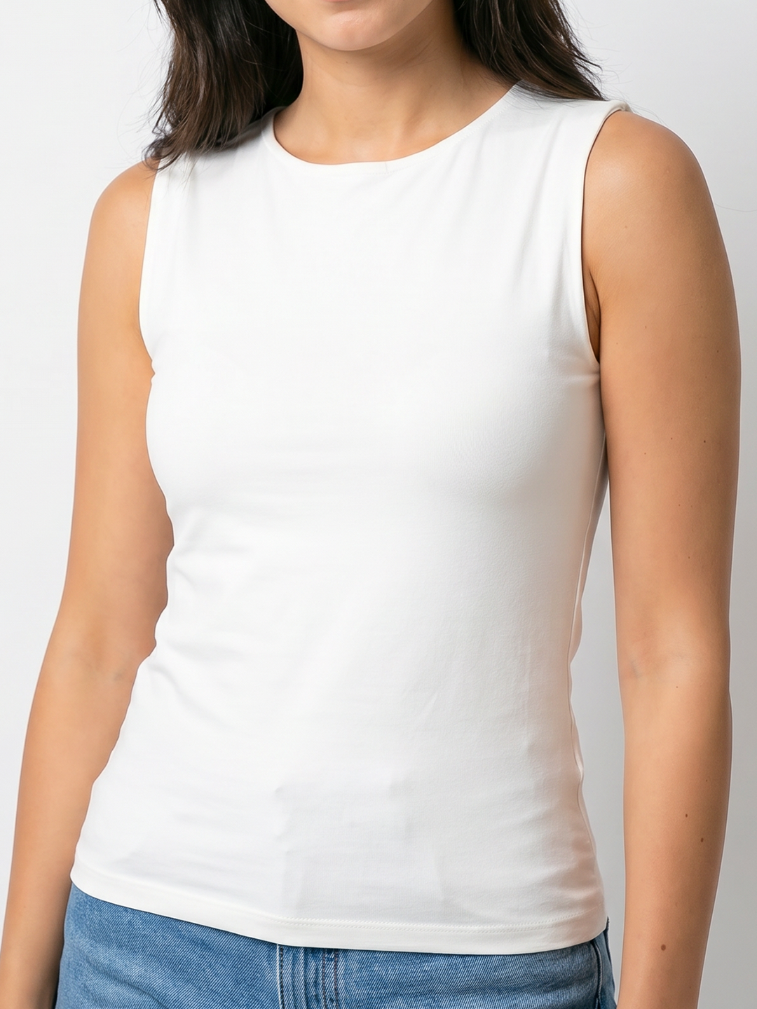 Essential Cotton Sleeveless Top