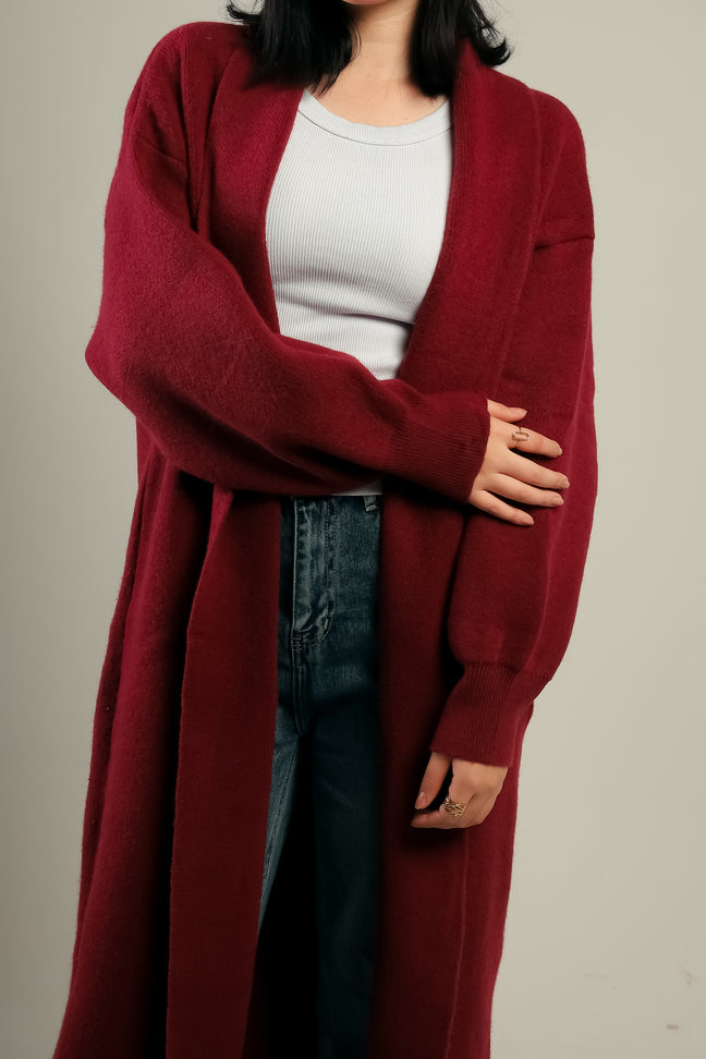 Cozy Knit Long Cardigan