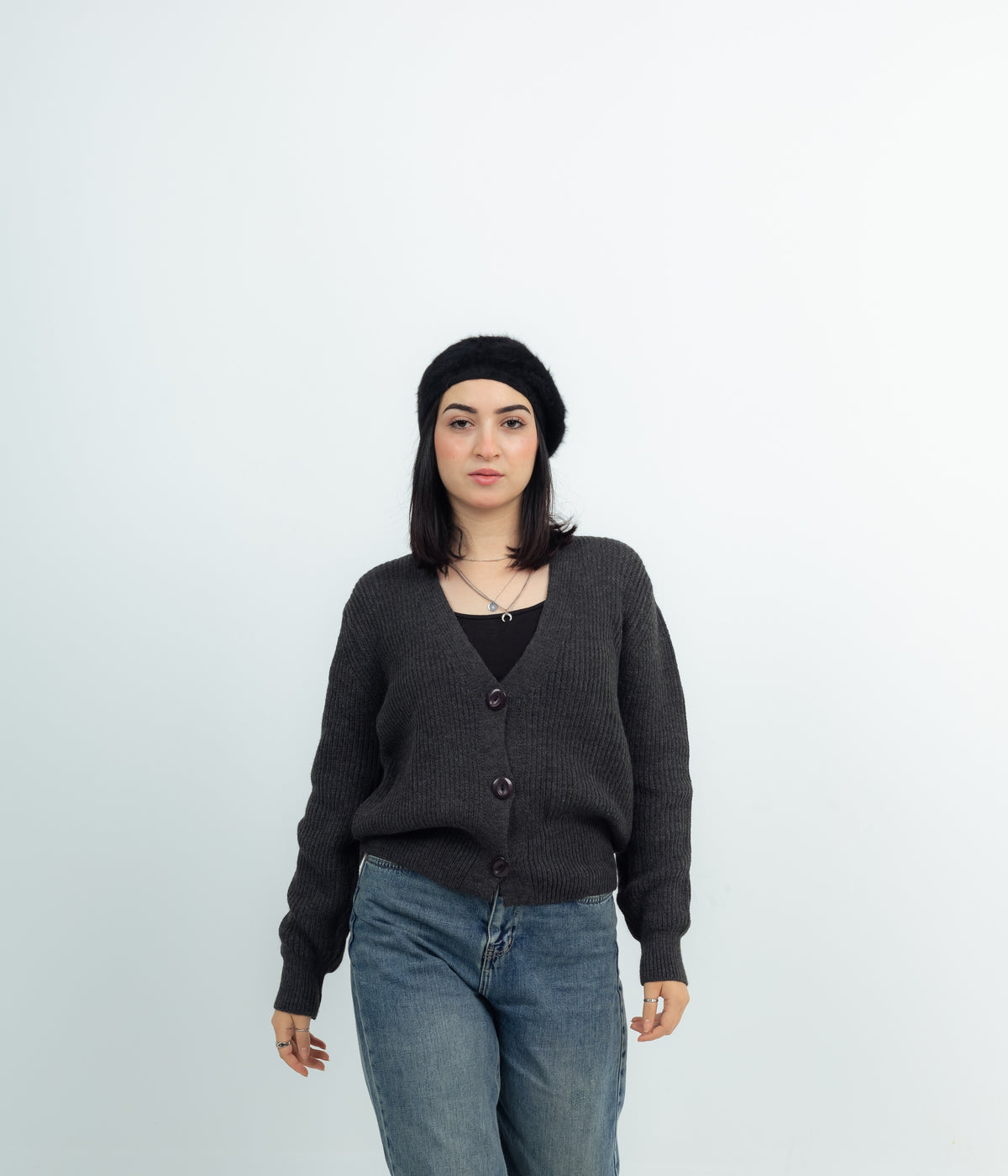 The Bold Button Knit