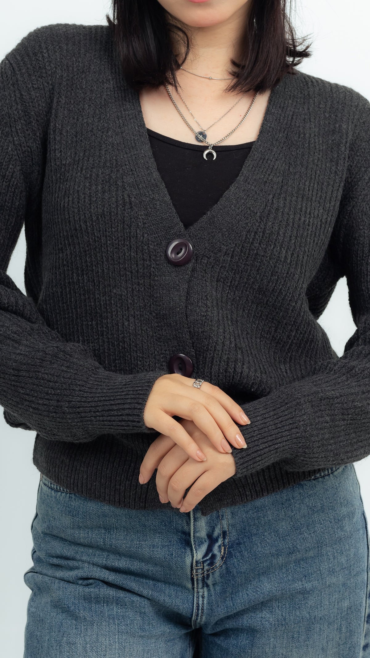 The Bold Button Knit