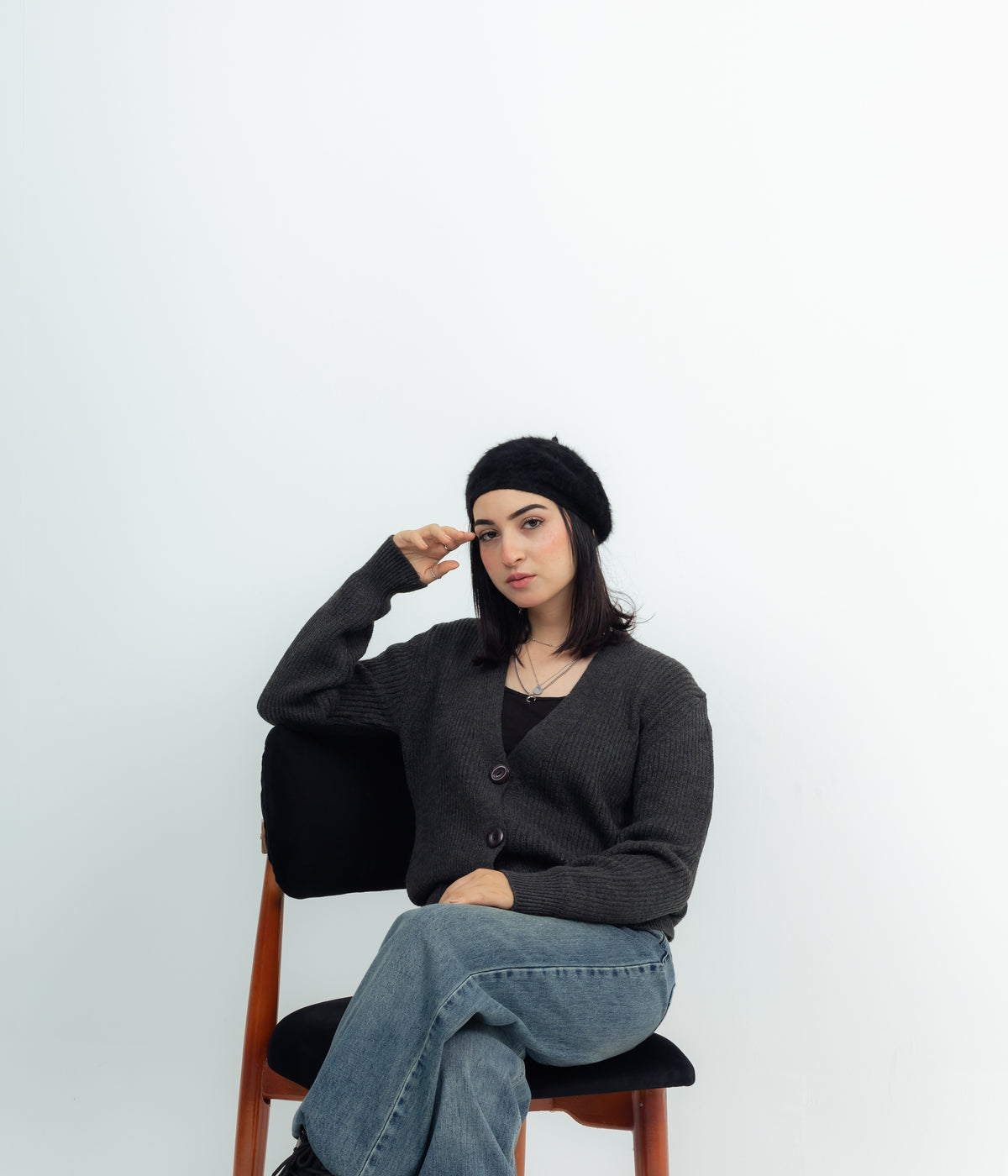 The Bold Button Knit