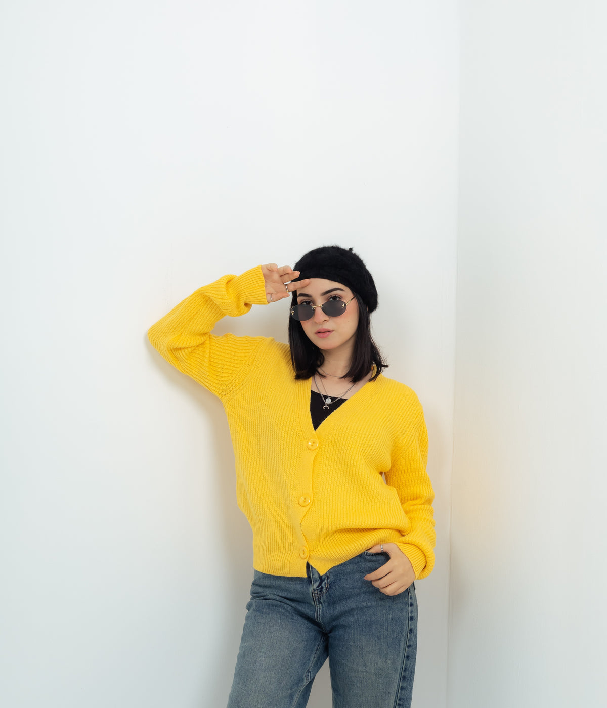 The Bold Button Knit