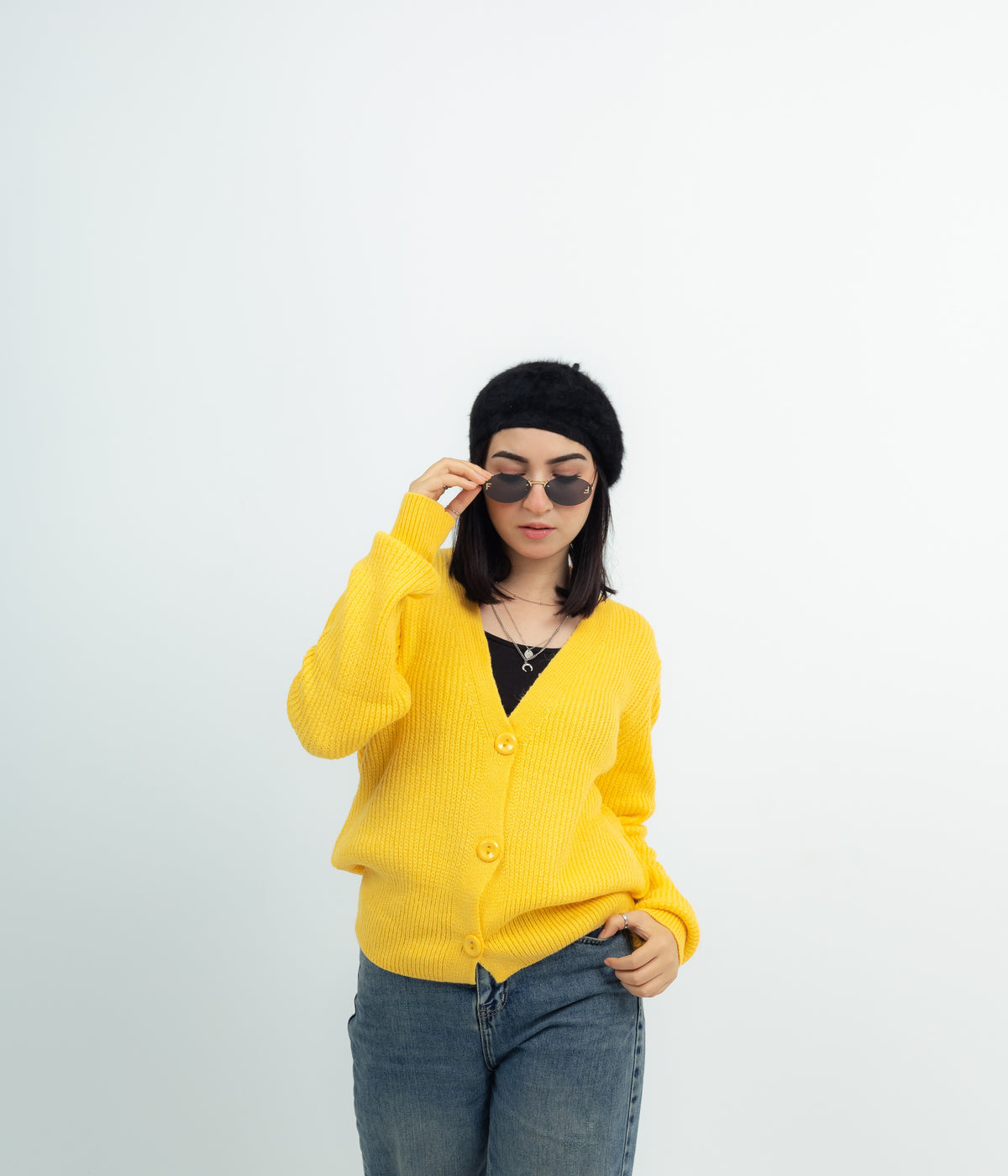 The Bold Button Knit
