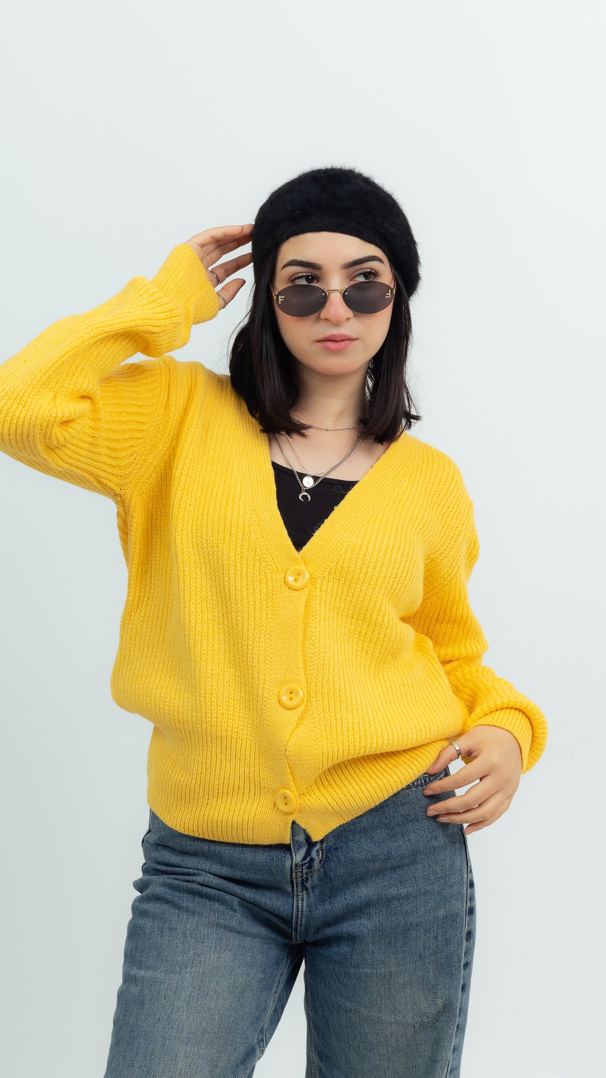 The Bold Button Knit