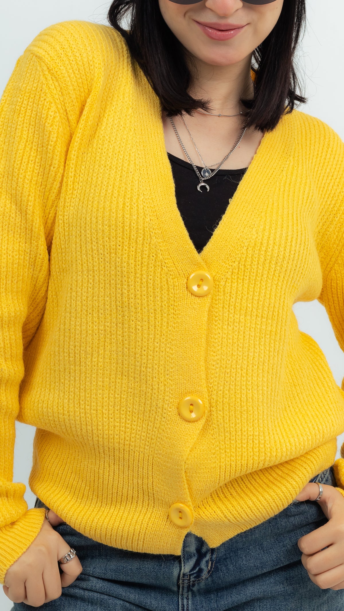 The Bold Button Knit