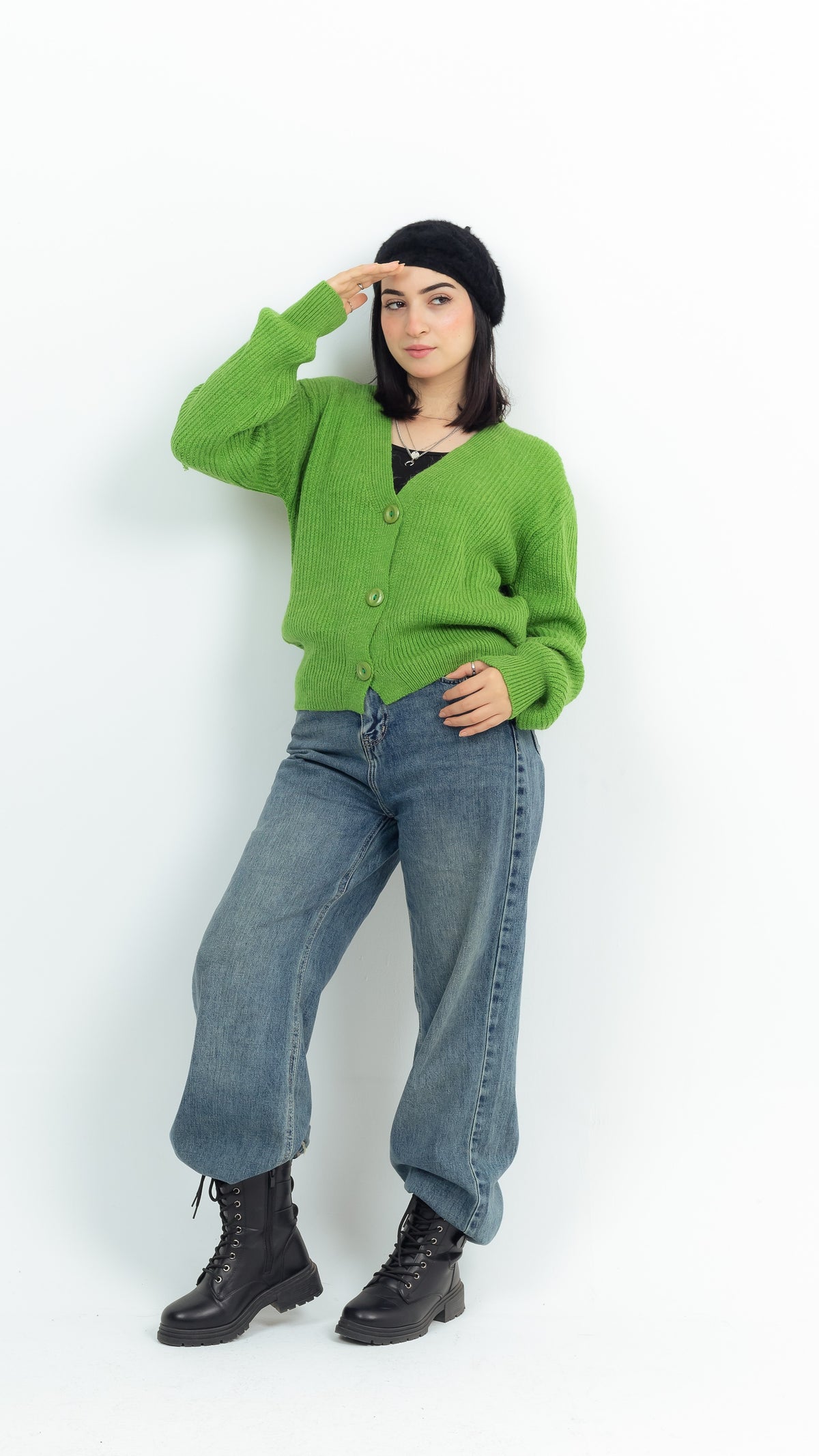 The Bold Button Knit