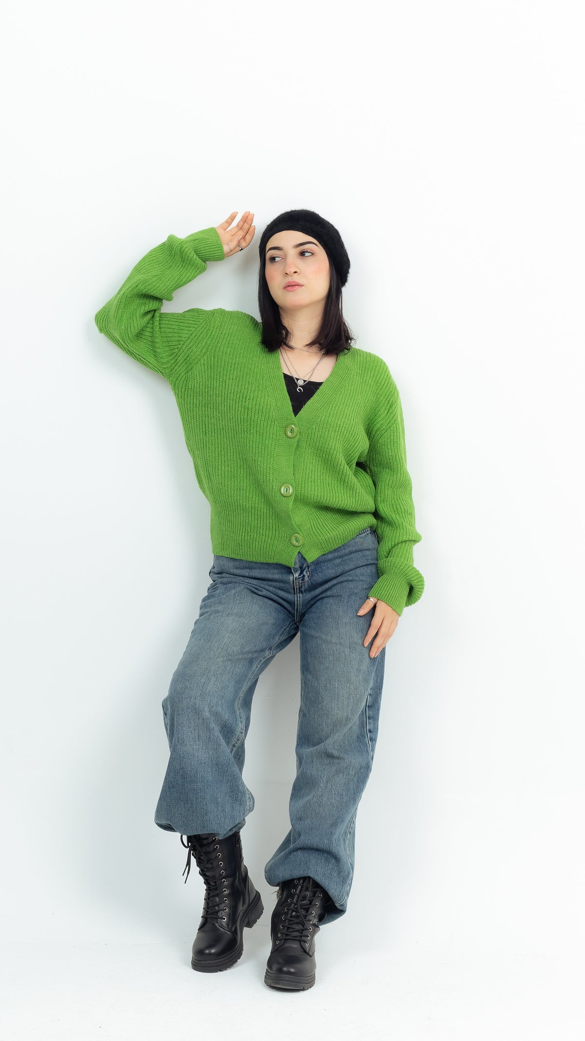 The Bold Button Knit