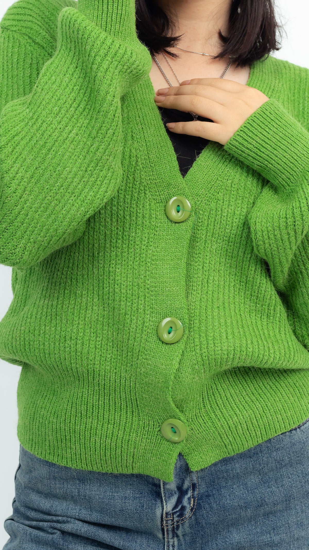 The Bold Button Knit